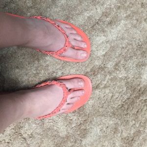 Coral Flip Flop
